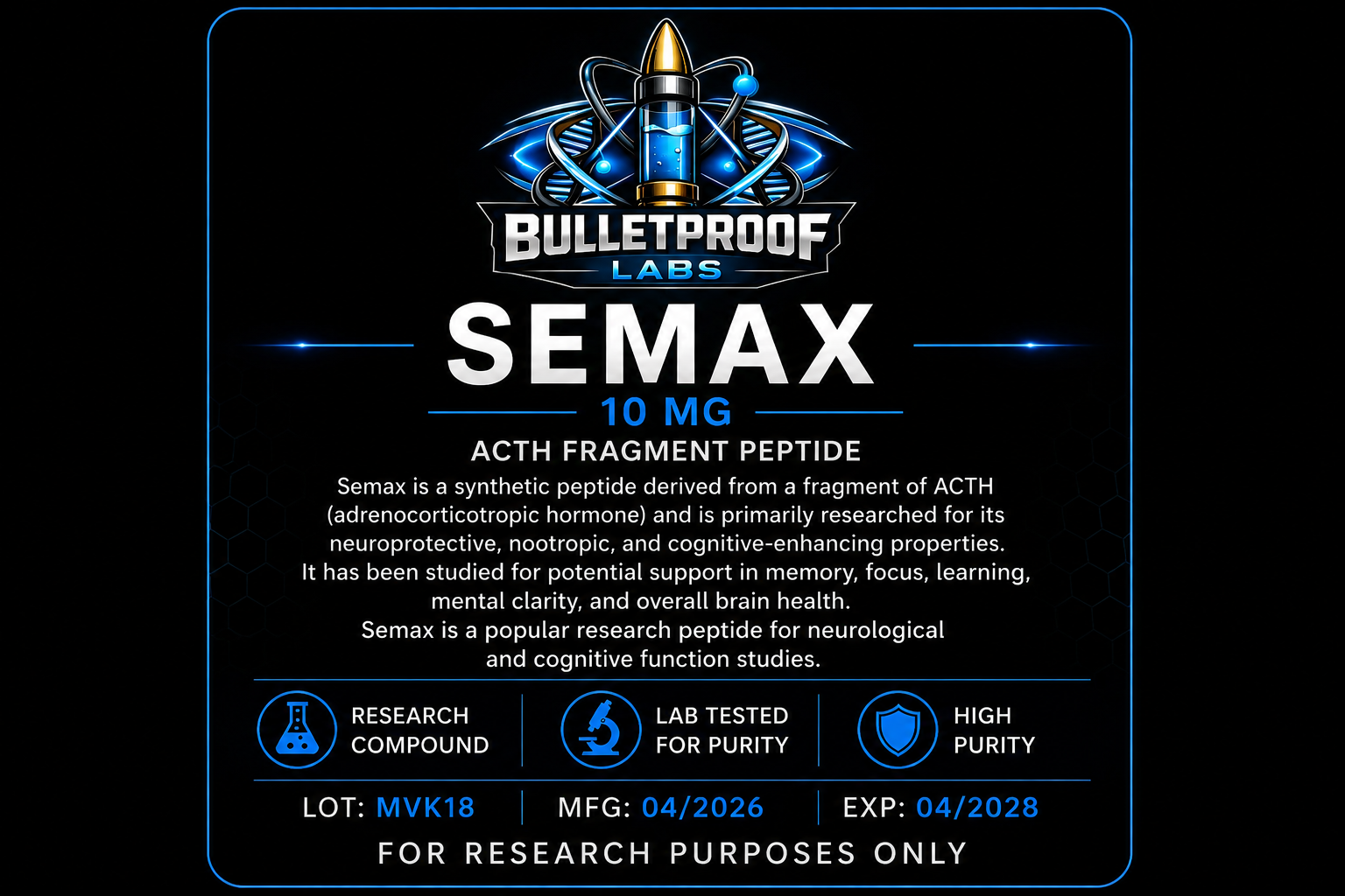 SEMAX — 10 MG